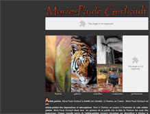 Tablet Screenshot of gerbault-artiste-peintre.com